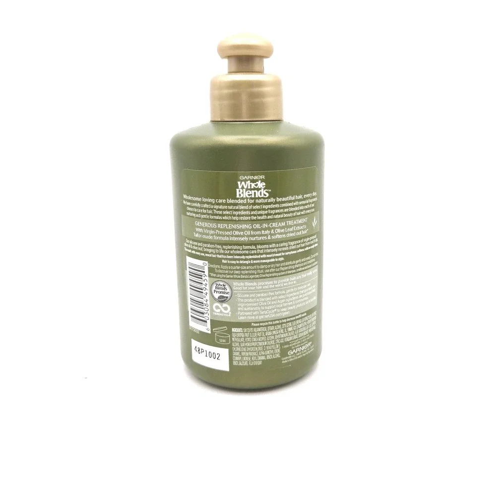 Garnier Whole Blends LEGENDARY OLIVE Replenishing LeaveIn Conditioner 10.2oz NEW